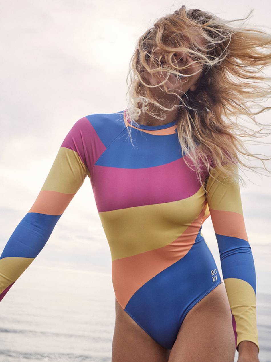 Women\'s Roxy Pop Surf Rashguards mulitcolor | NZ_LW2497