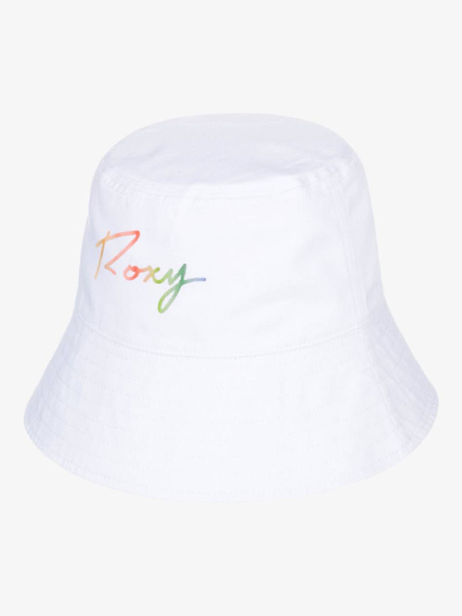 Women\'s Roxy Poppy Reversible Hats White | NZ_LW2335