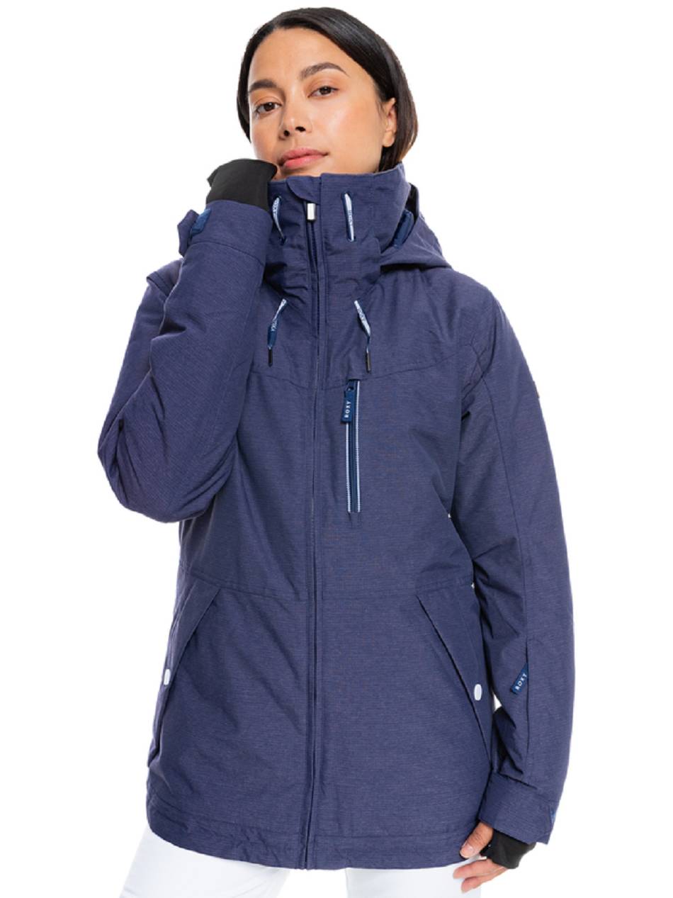 Women\'s Roxy Presence Insulated Snow Jackets Blue | NZ_LW3772