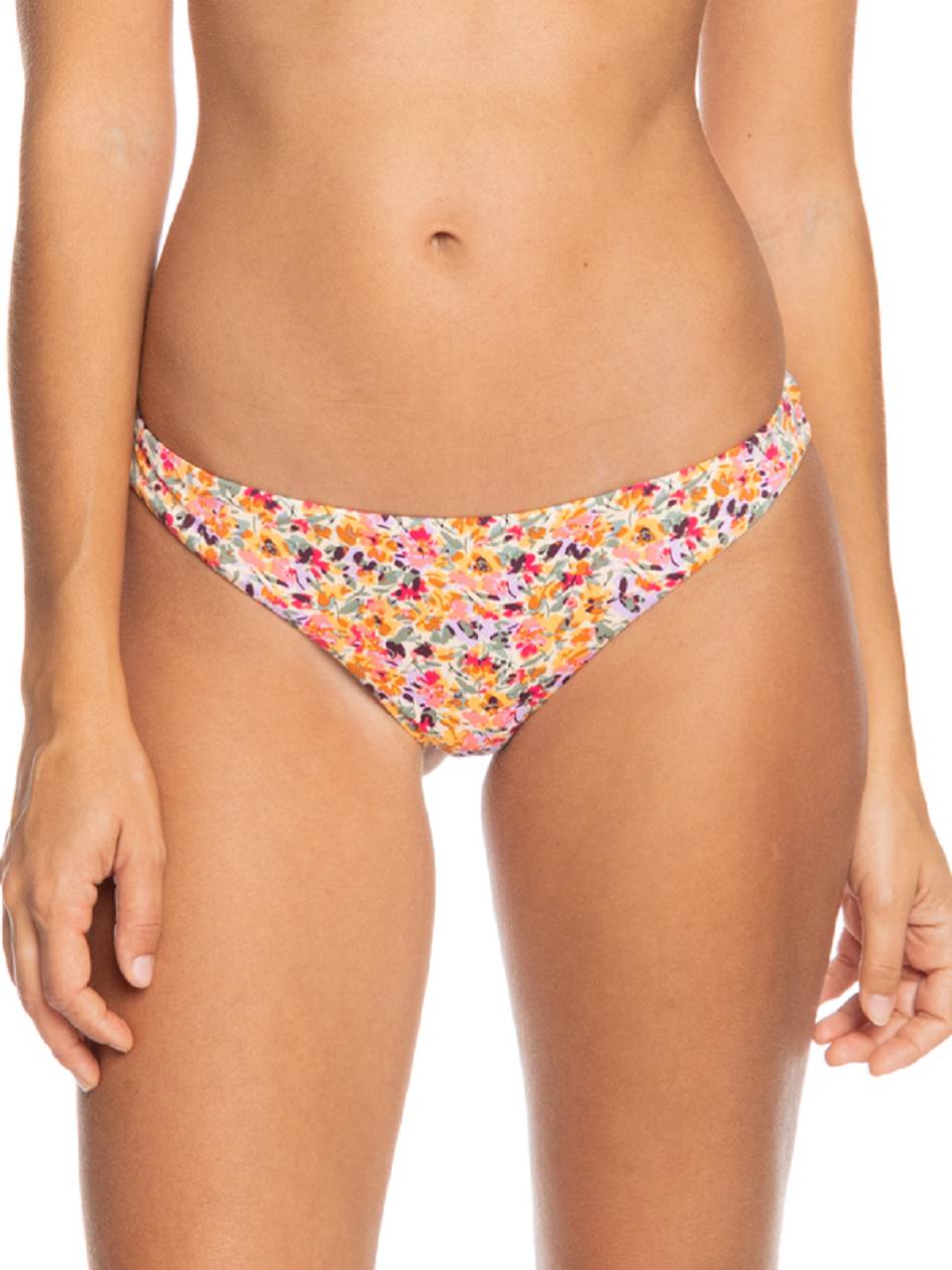 Women\'s Roxy Printed Beach Classics Cheeky Bikini Bottoms Rose | NZ_LW2748