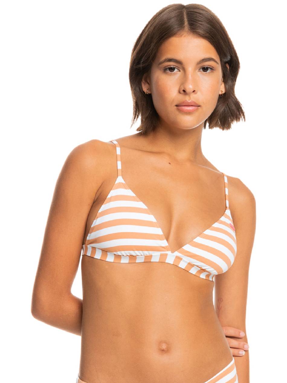 Women\'s Roxy Printed Beach Classics Fixed Triangle Bikinis Stripes | NZ_LW7959