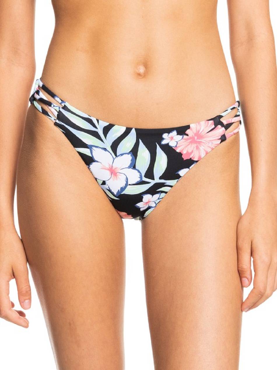 Women\'s Roxy Printed Beach Classics Hipster Bikini Bottoms Dark Grey | NZ_LW2800