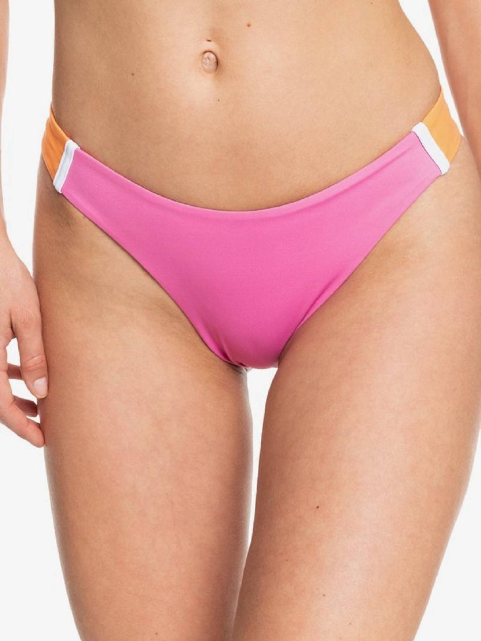 Women\'s Roxy Rad Retro Cheeky Bikini Bottoms pink | NZ_LW7392