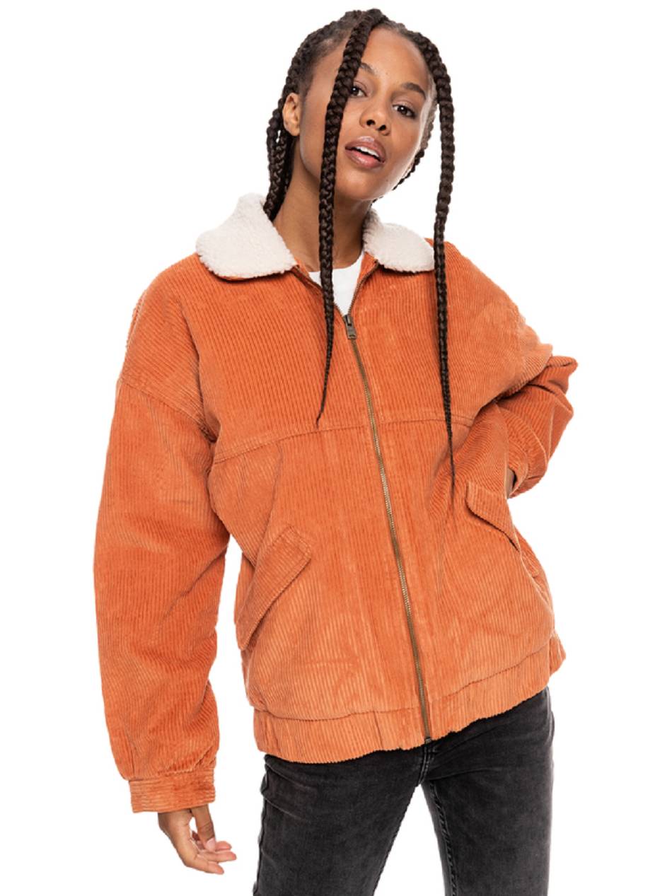 Women\'s Roxy Ready To Go Corduroy Jackets orange | NZ_LW5002