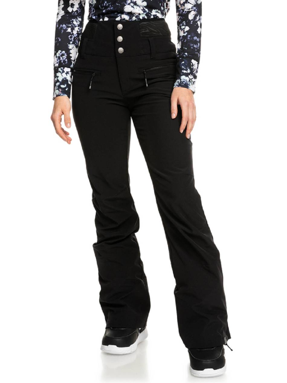 Women\'s Roxy Rising High Shell Snow Pants Black | NZ_LW5926