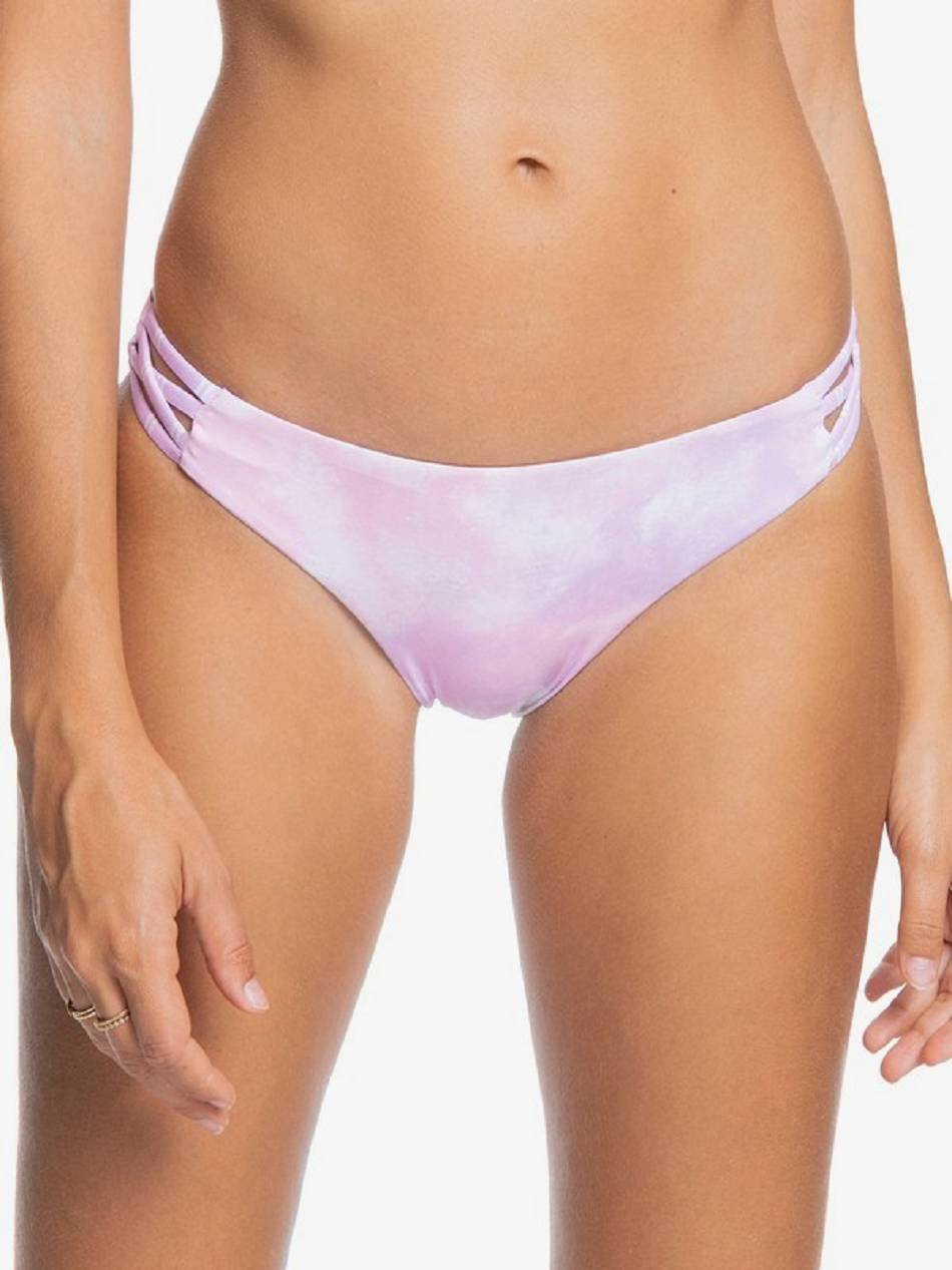 Women\'s Roxy Sea Waves Revo Regular Bikini Bottoms purple | NZ_LW7290