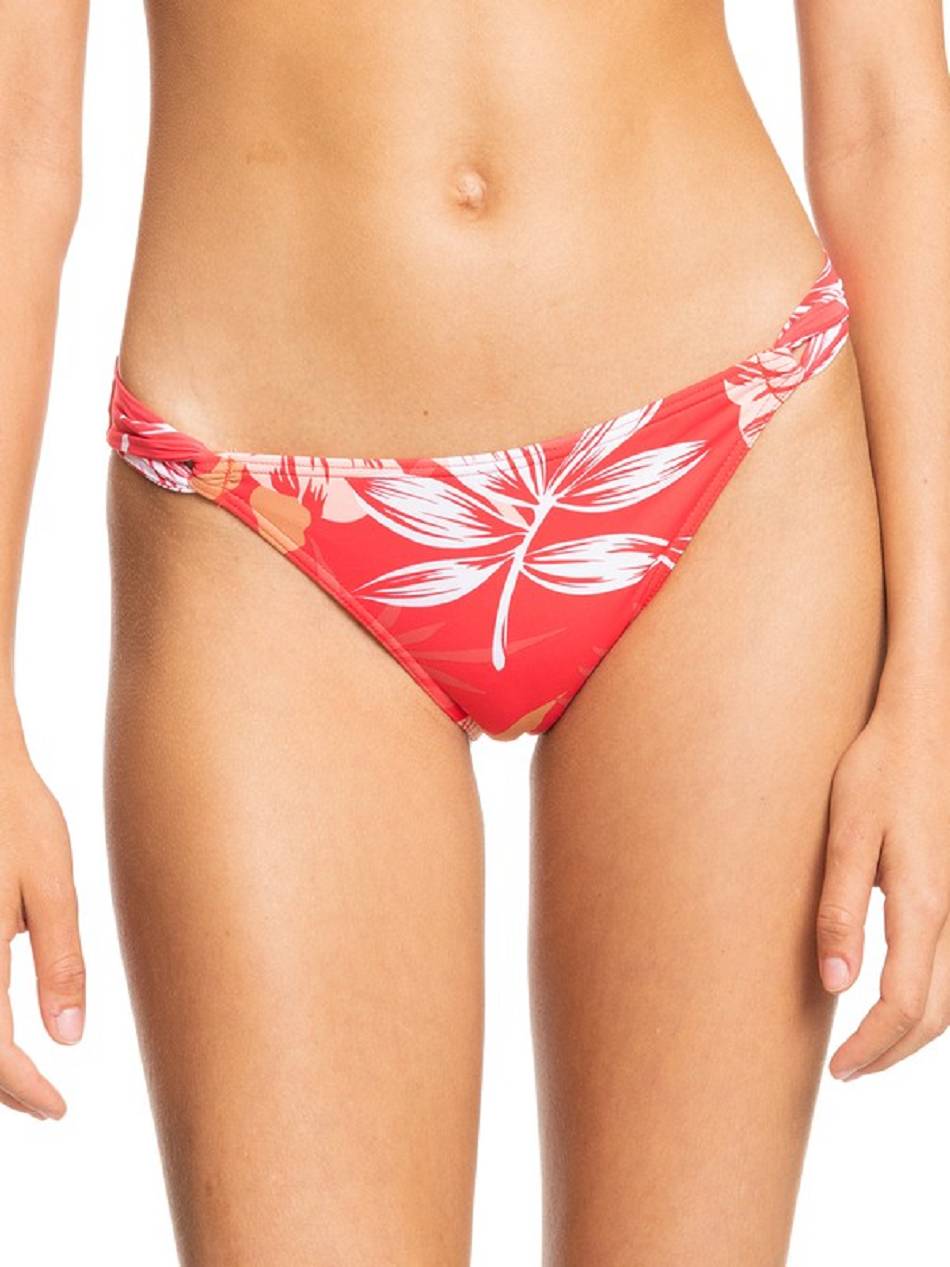 Women\'s Roxy Seaside Tropics Mid-Waist Bikinis Red | NZ_LW2609