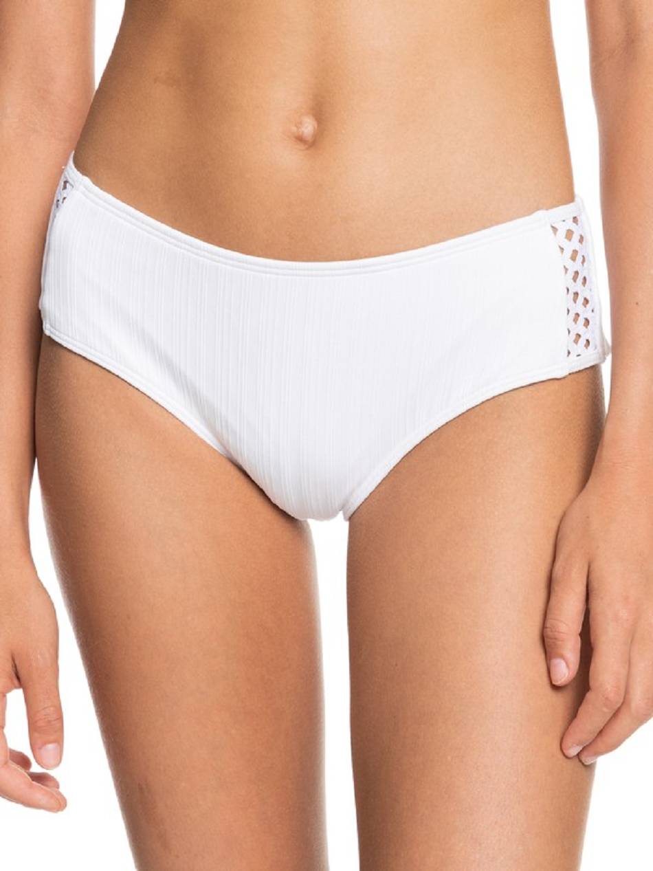 Women\'s Roxy Shadow In The Sun Cheeky Bikinis White | NZ_LW2656