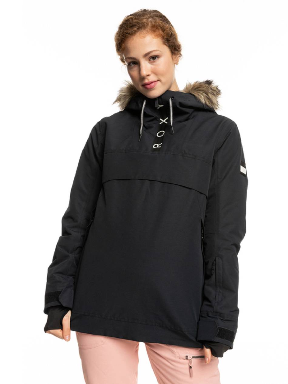 Women\'s Roxy Shelter Insulated Snow Jackets Black | NZ_LW6660