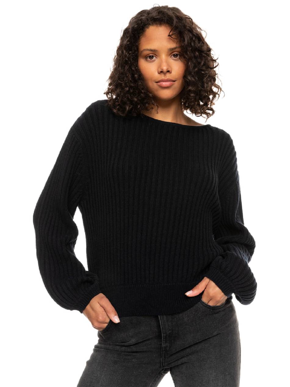 Women\'s Roxy Siren Dream Ribbed Sweaters Dark Grey | NZ_LW8747