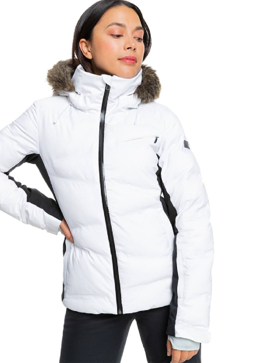 Women\'s Roxy Snow Storm Insulated Snow Jackets White | NZ_LW3111