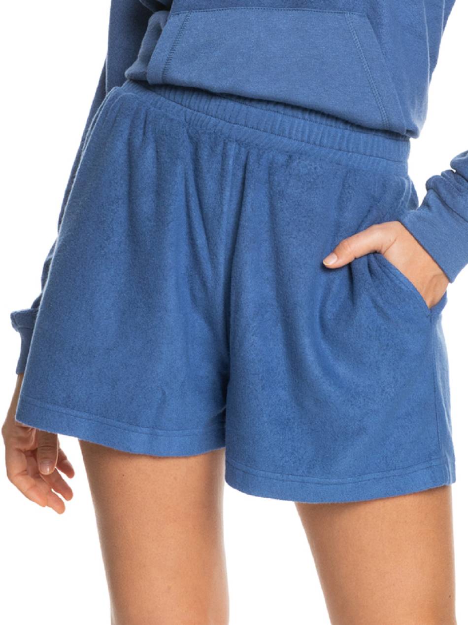 Women\'s Roxy Soft Focus Cozy Lounge Shorts Blue | NZ_LW7411