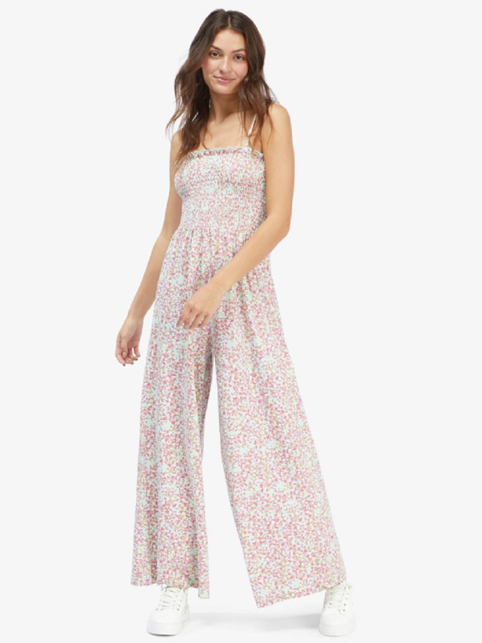 Women\'s Roxy Straight To Romantic Jumpsuits Pink spots | NZ_LW8216