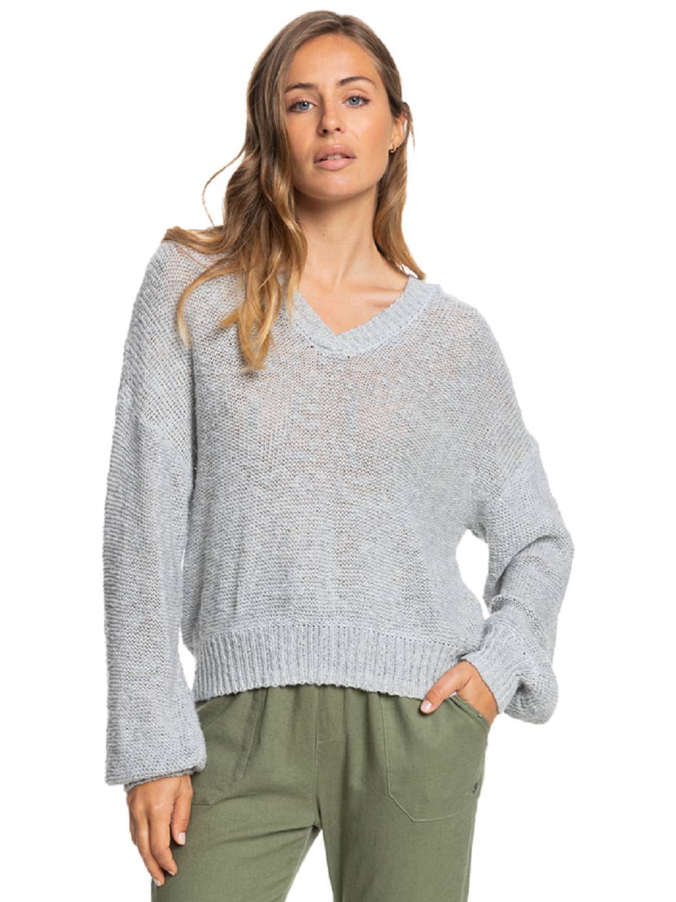 Women\'s Roxy Together Again Knitted Essentials grey | NZ_LW1819