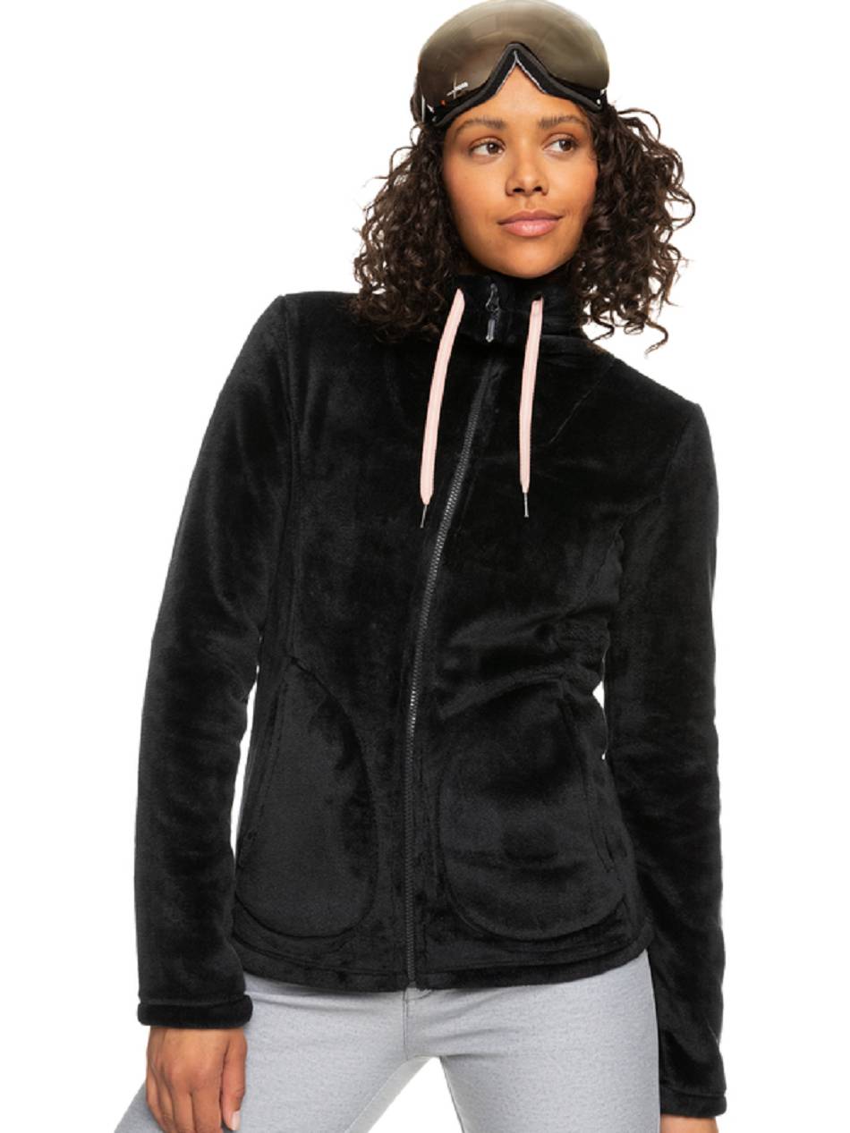 Women\'s Roxy Tundra Fleece Black | NZ_LW4914