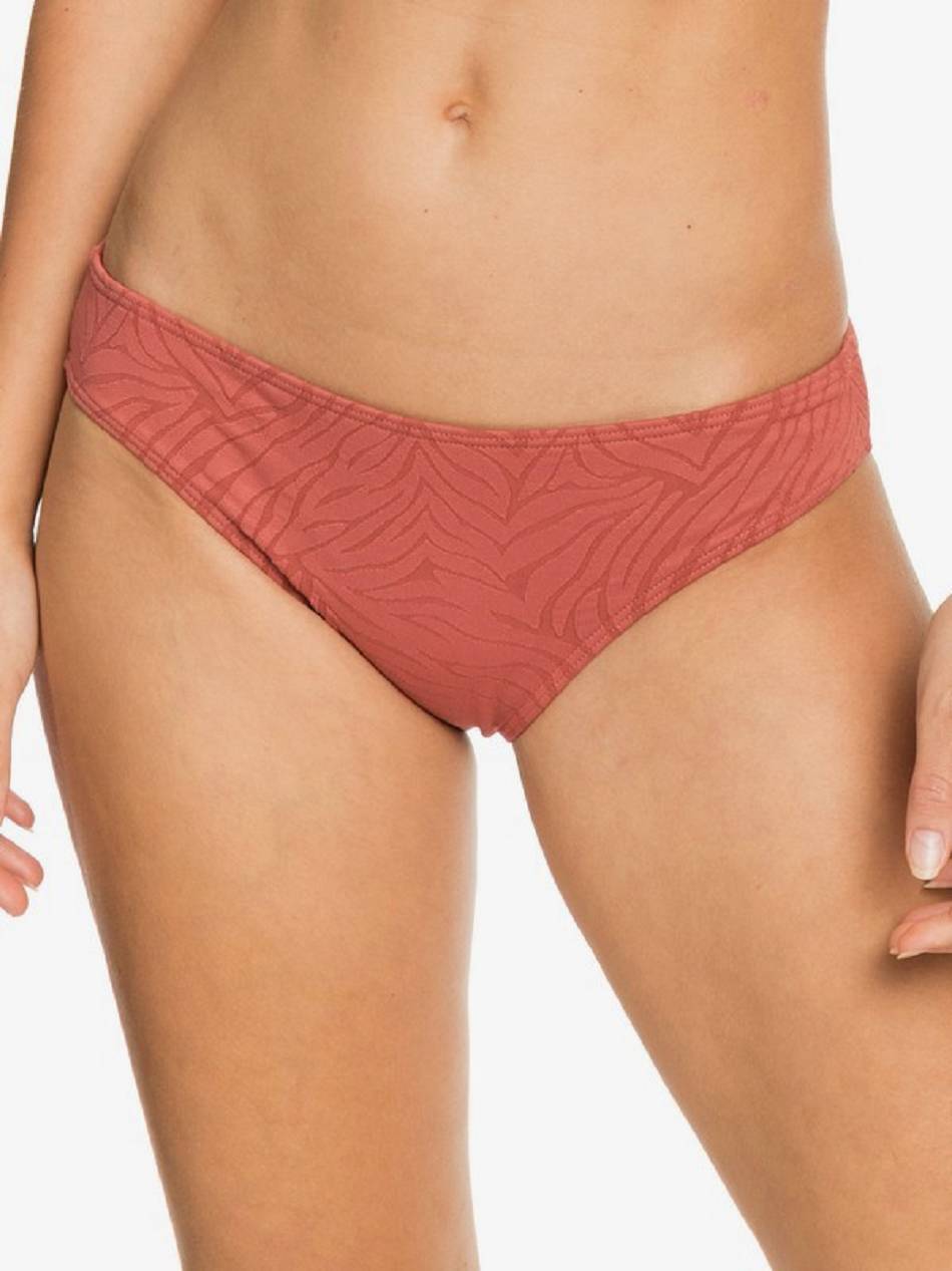 Women\'s Roxy Wild Babe Full Bikini Bottoms Red | NZ_LW6267