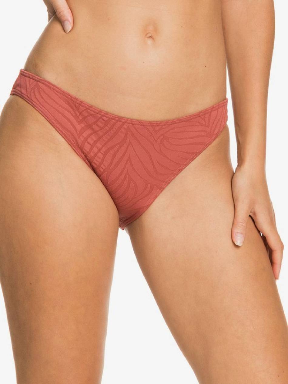 Women\'s Roxy Wild Babe Regular Bikini Bottoms Red | NZ_LW4514