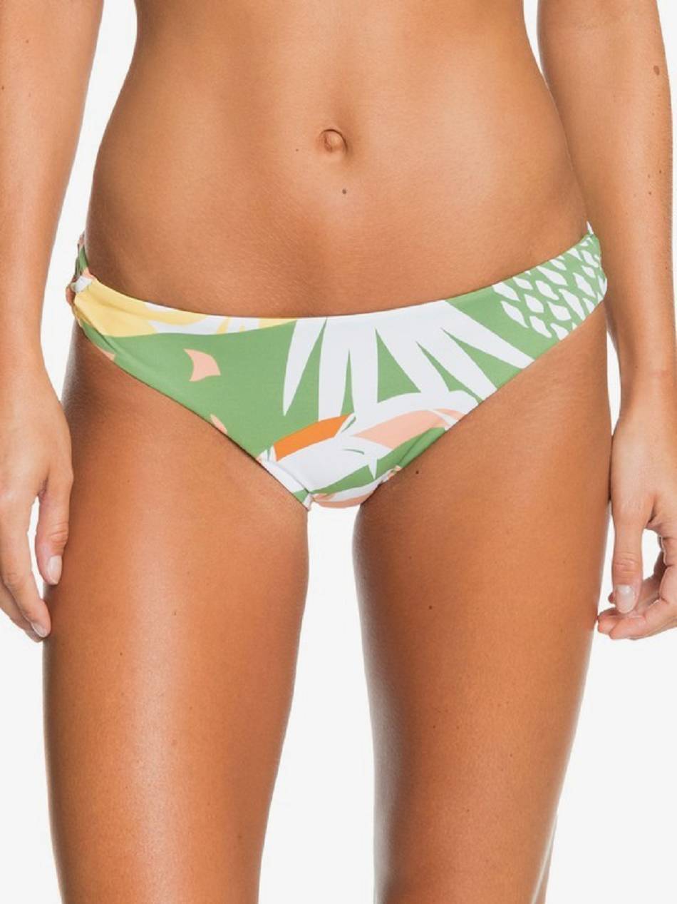 Women\'s Roxy Wildflowers Reversible Bikini Bottoms green | NZ_LW1203