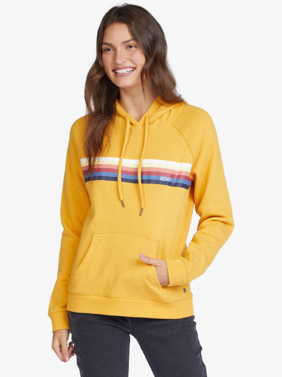 Women\'s Roxy Wishing STP Daydream Believer Hoodies Apricot yellow | NZ_LW3463