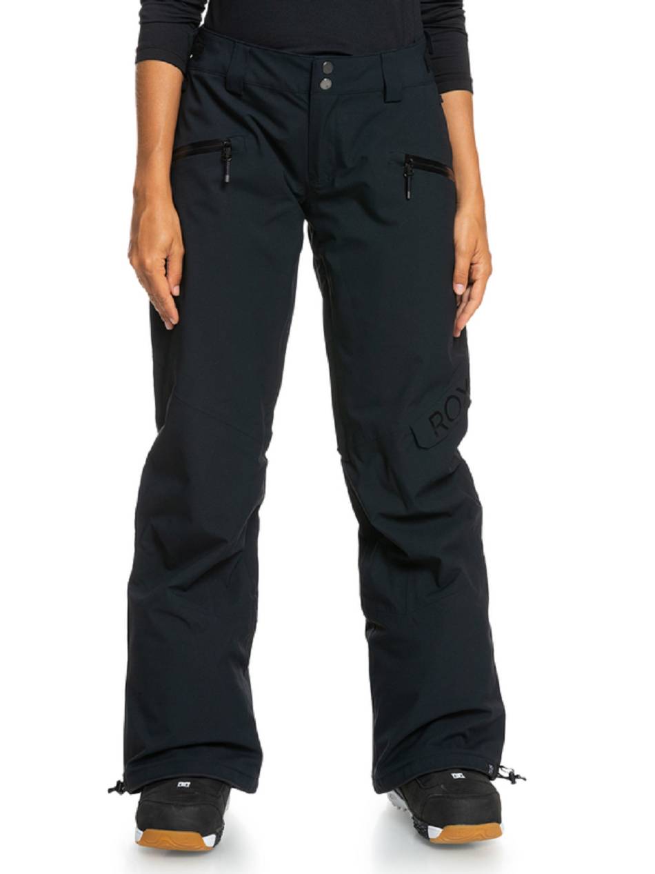 Women\'s Roxy Wood Rose Insulated Snow Pants Black | NZ_LW5208