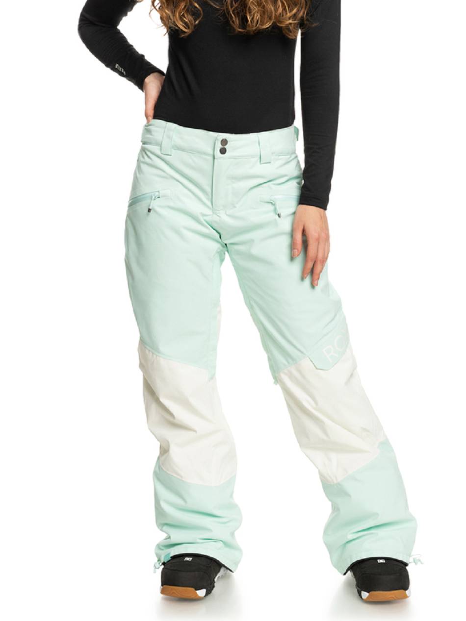 Women\'s Roxy Wood Rose Insulated Snow Pants Light Turquoise | NZ_LW6879