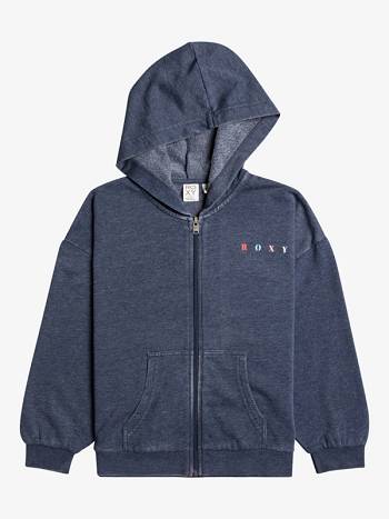 Kids' Roxy Always Remember Us Hoodies Indigo | NZ_LW1947