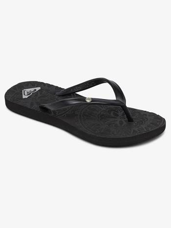 Kids' Roxy Antilles Sandals Black | NZ_LW1762