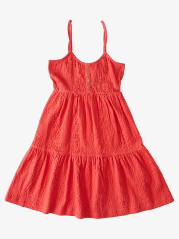 Kids' Roxy Beach Hangs Dresses Red | NZ_LW7357