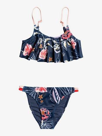 Kids' Roxy Bright Moonlight Flutter Swim Indigo flower | NZ_LW7197