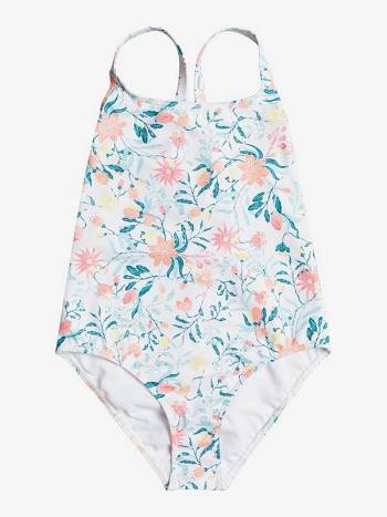 Kids' Roxy Color Garden Swim White Multicolor | NZ_LW1325