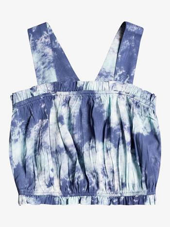 Kids' Roxy Dancing In The Wind Crop Tops Blue | NZ_LW2667