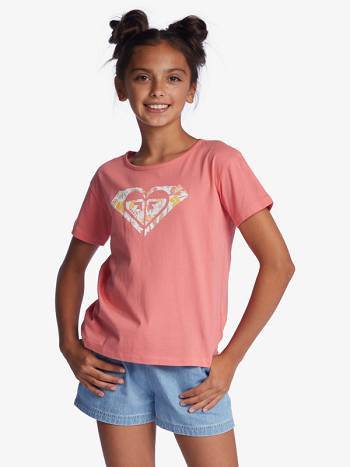 Kids' Roxy Day And Night T-Shirt Rose | NZ_LW7320