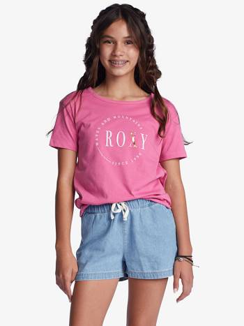 Kids' Roxy Day And Night T-Shirt pink | NZ_LW4843