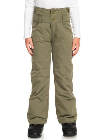 Kids' Roxy Diversion Insulated Pants Deep Green | NZ_LW1376