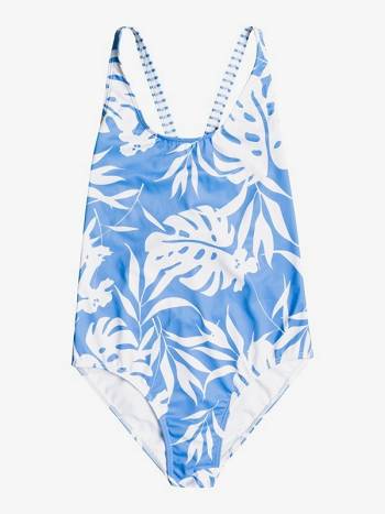 Kids' Roxy Flowers Addict Swim blue Flower | NZ_LW6529