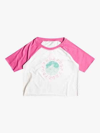 Kids' Roxy Fly On The Wall T-Shirt pink | NZ_LW5751