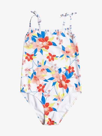 Kids' Roxy Friendly Flower Swim White Light | NZ_LW5768