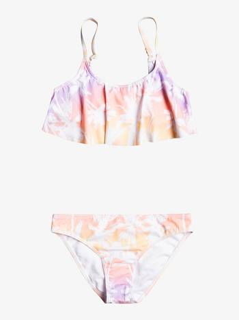 Kids' Roxy Girls Like Us Flutter Swim Coral Light | NZ_LW1005