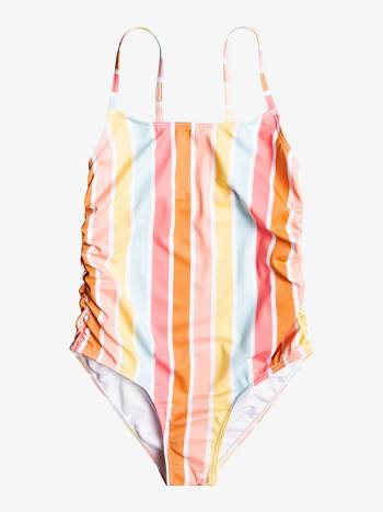 Kids' Roxy Girls Like Us Swim White Multicolor | NZ_LW4391