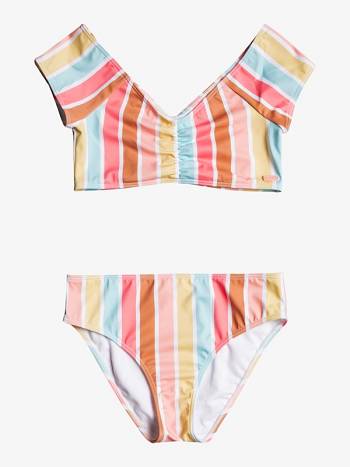 Kids' Roxy Girls Like Us Tops White Multicolor | NZ_LW3921