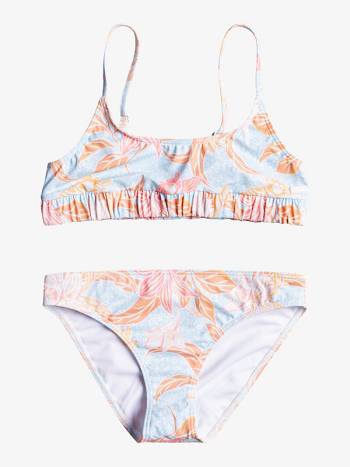 Kids' Roxy Good Romance Bralette Swim Blue | NZ_LW1079