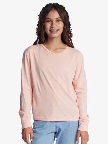 Kids' Roxy Gradient Fade T-Shirt pink | NZ_LW1208