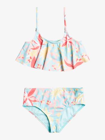 Kids' Roxy Holiday Flower Flutter Swim blue Flower | NZ_LW7418