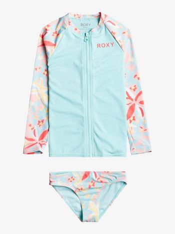 Kids' Roxy Holiday Flower Surf Blue | NZ_LW3102