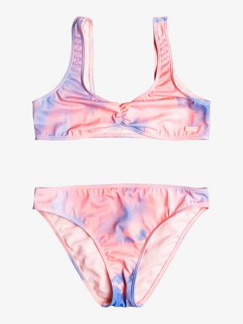 Kids' Roxy Malibu Story Bralette Swim Coral | NZ_LW8311