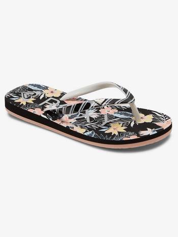 Kids' Roxy Pebbles Sandals Dark Grey / Black | NZ_LW1460