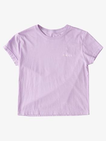 Kids' Roxy Perfect Day T-Shirt purple | NZ_LW2650