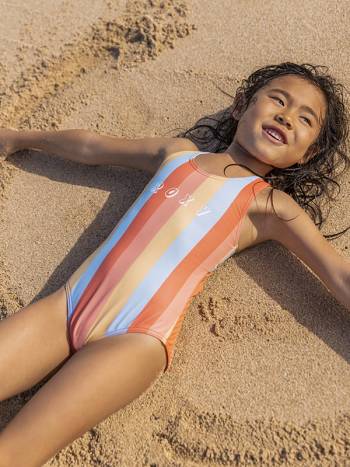 Kids' Roxy Pretty Sunrise Swim rainbow | NZ_LW9135