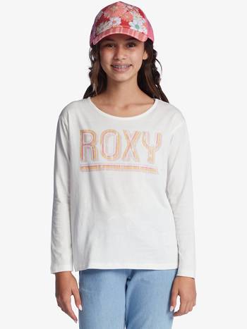 Kids' Roxy The One Organic Tops White | NZ_LW7691