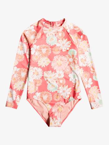 Kids' Roxy Vintage Mood Story Swim Rose | NZ_LW6114